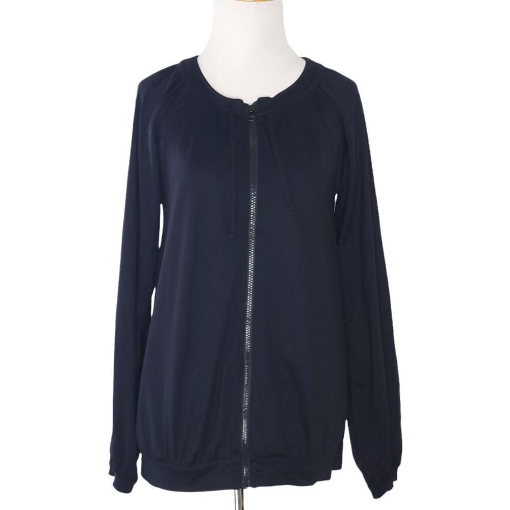 Sweaty Betty Zip Up Jacket Lightweight Black Pockets Sweatshirt Women Small
